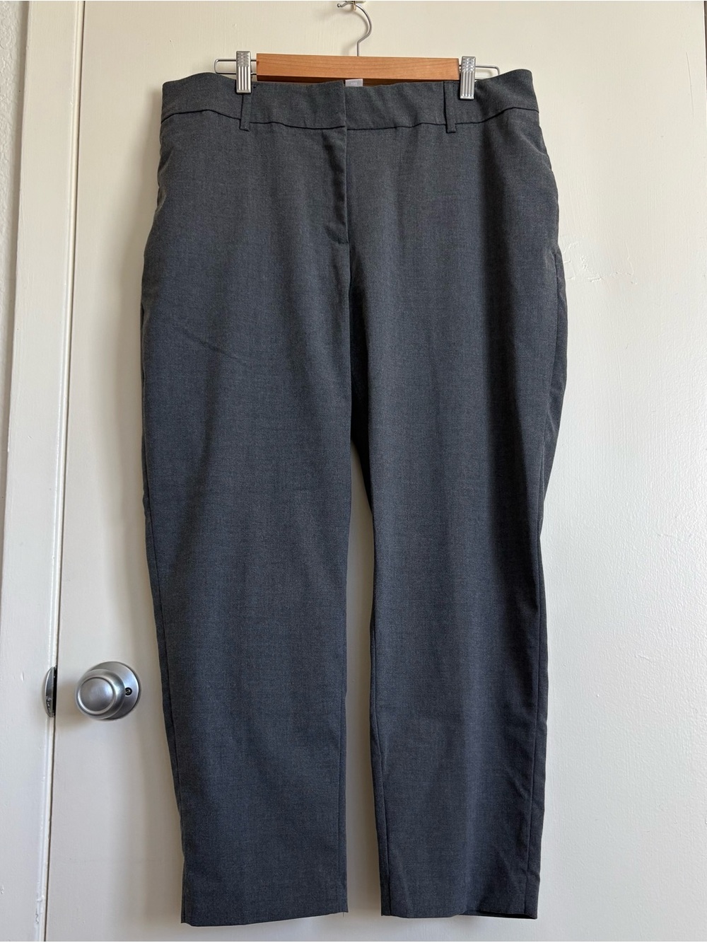 H&M Women's Charcoal Gray & Black Tailored Trousers Bundle Size 12- 2 pants